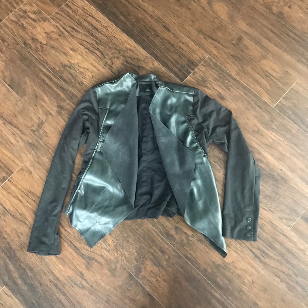 Kut from the Kloth Ponte & Faux Leather Jacket